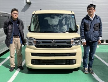 I様にスペーシアをご納車いたしました！！